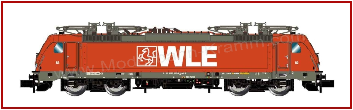 Arnold 2437, EAN 8425420811173: N analog E-Lok BR 187 WLE