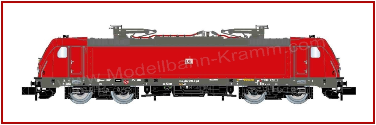 Arnold 2438, EAN 8425420811197: N analog E-Lok BR 147 DB Regio