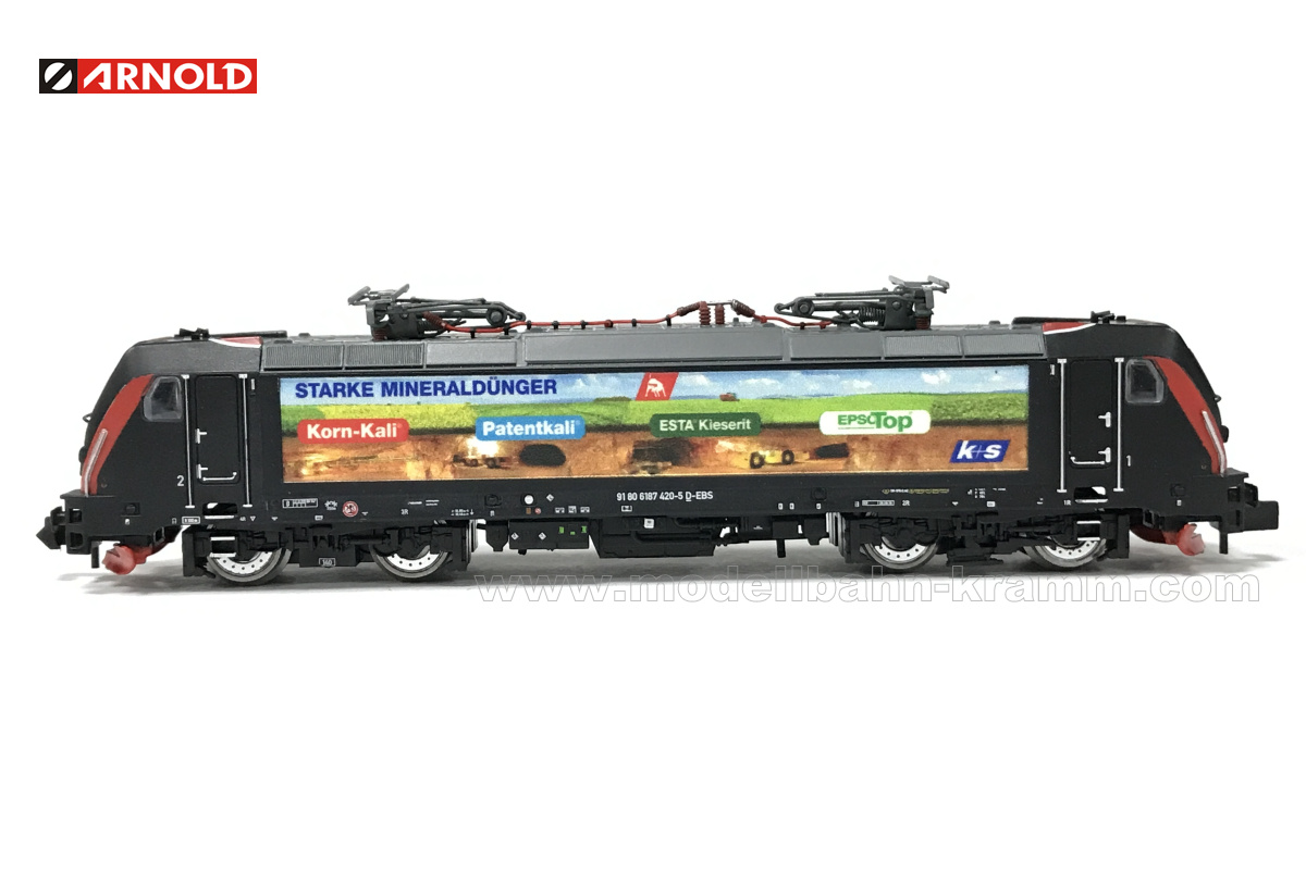 Arnold 2515, EAN 5055286678646: N analog E-Lok 187 420-5 Erfurter Bahnservice