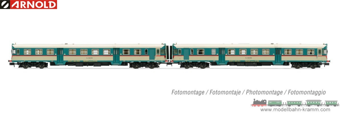 Arnold 2554, EAN 5055286697982: N analog Dieseltriebwagen ALn 668 RENFE 2-teilig