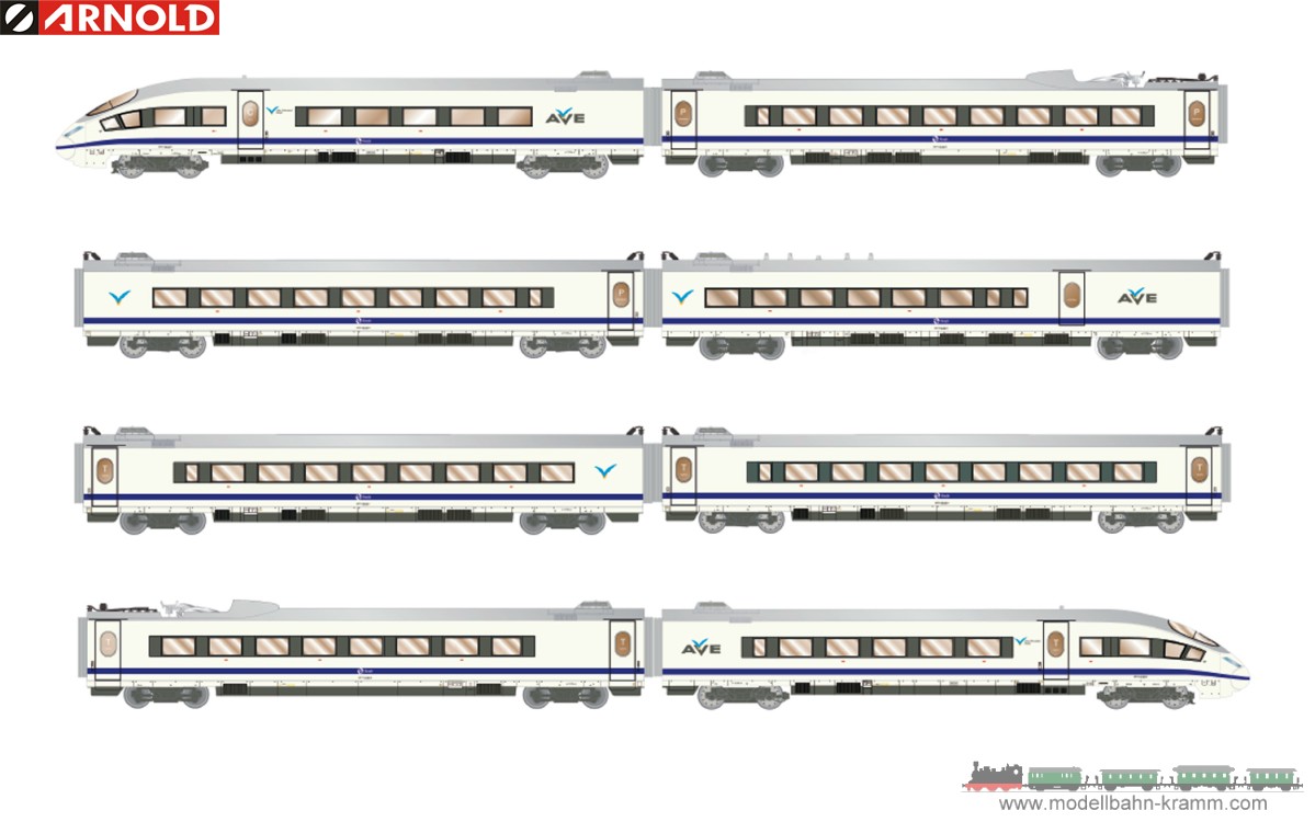 N RENFE,  AVE S-103, org blau V