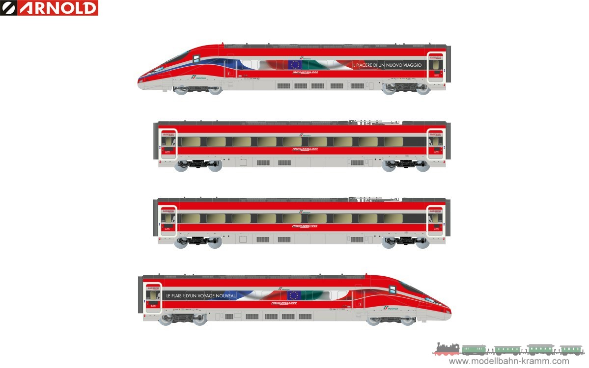 N digital Trenitalia 4-tlg. Grund-Set Frecciarossa 1000, FS
