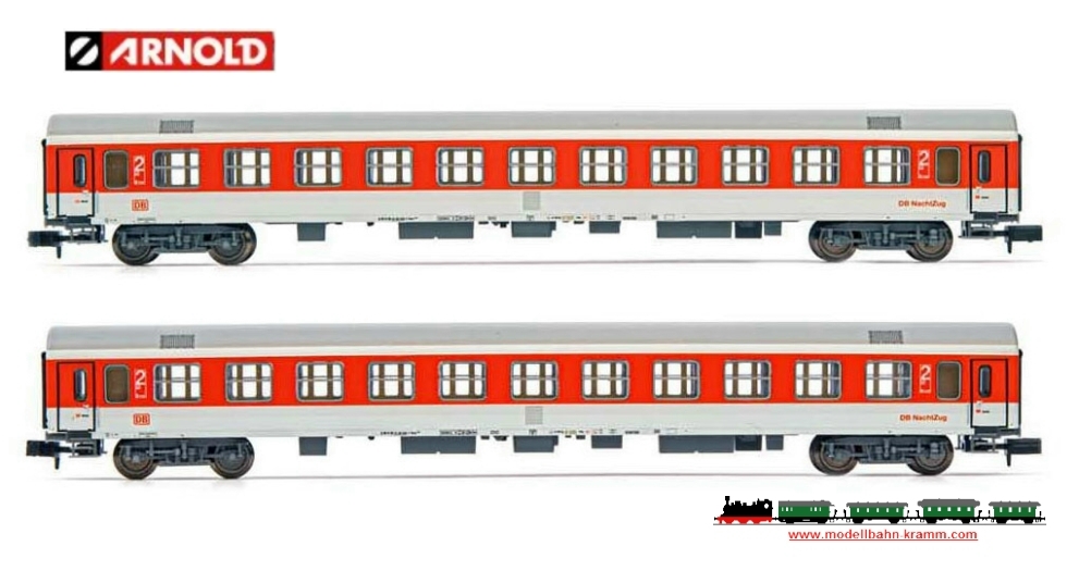 Arnold 4309, EAN 8425420812453: N Set Reisezugwagen Nachtzug 2-teilig