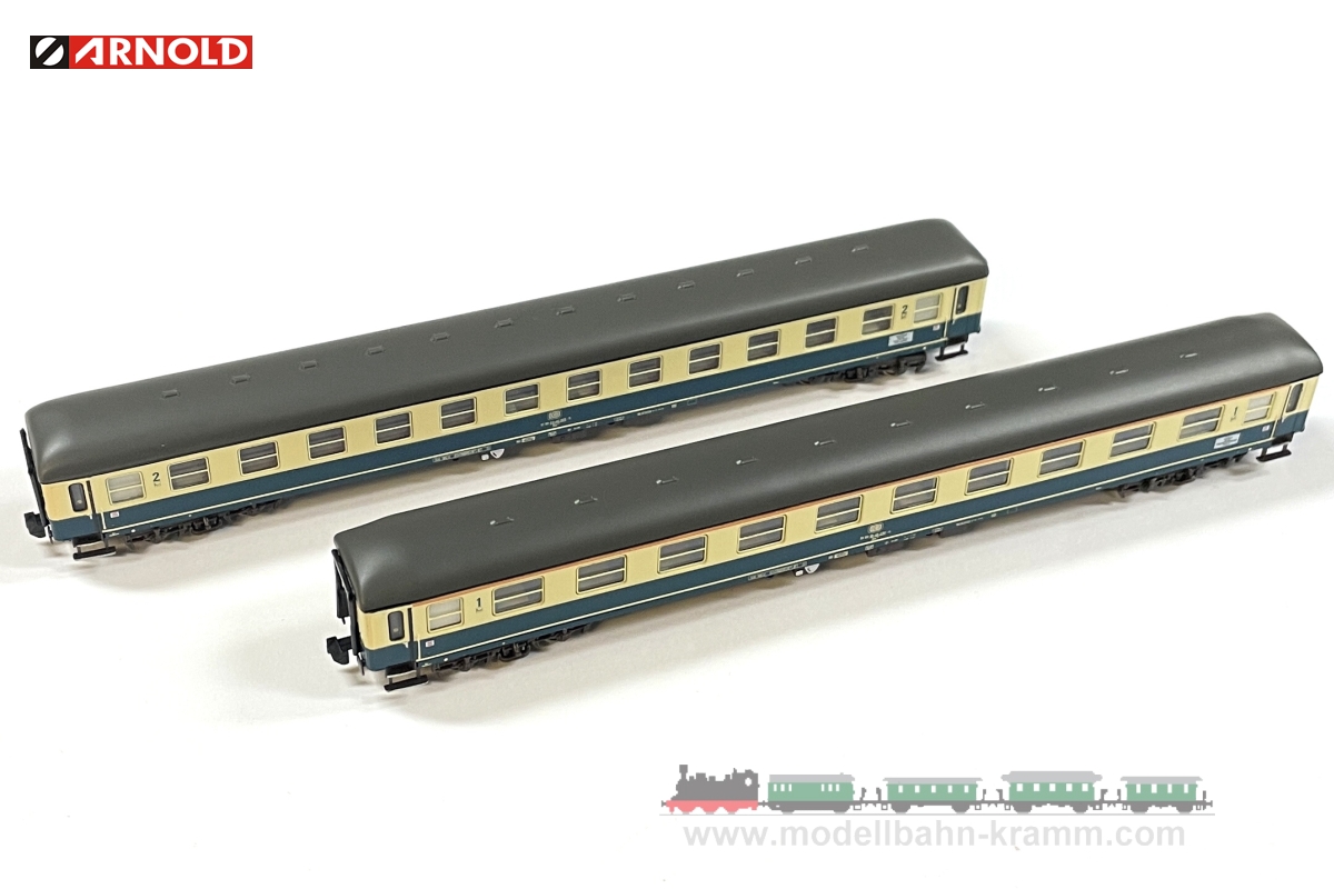 Arnold 4362, EAN 5055286683930: N Set Reisezugwagen 2-teilig der DB