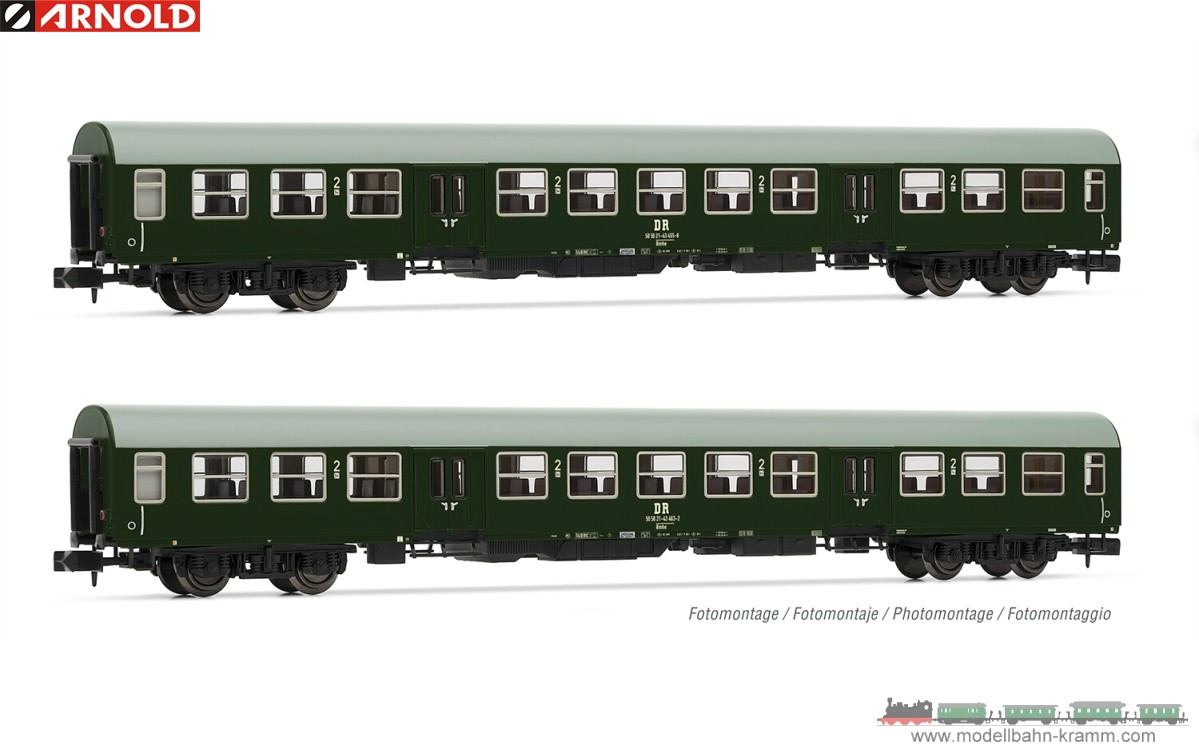 Arnold 4369, EAN 5055286684012: DR, 2-unit pack regional coaches lange Halberstädter, dark gr