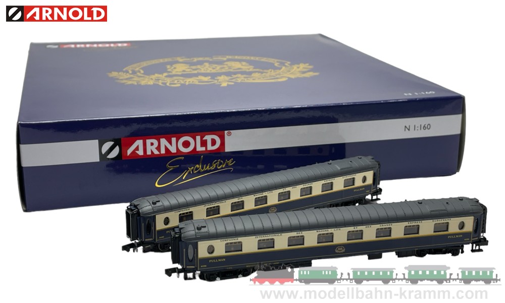 Arnold 4404, EAN 5055286698361: N Set Fleche dOr Pullman-Wagen 2-teilig CIWL