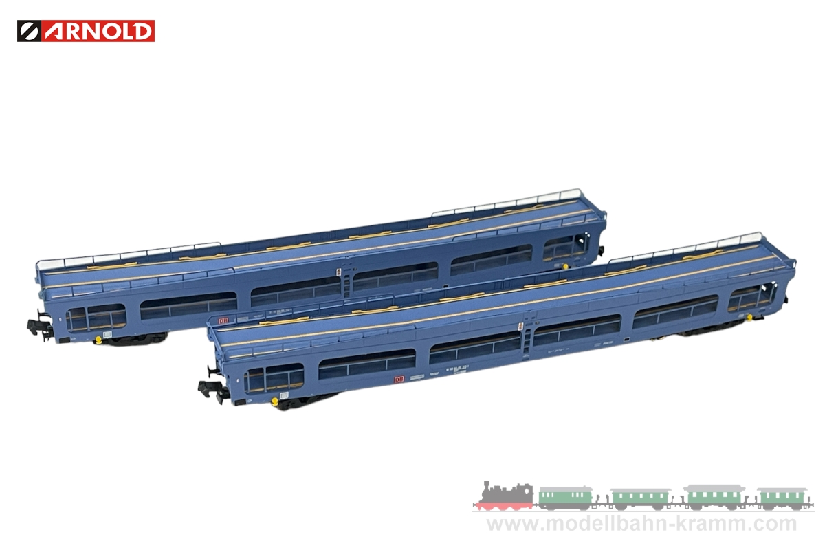 Arnold 4410, EAN 5055286708534: N Set Autotransportwagen DDm 2-teilig DB AG