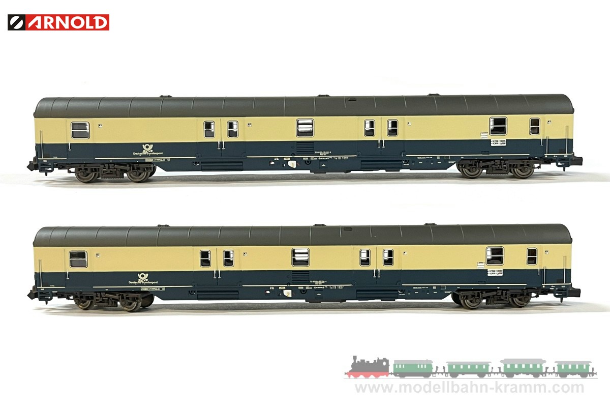 Arnold 4418, EAN 5055286703805: N Set Postwagen Post-mrz 2-teilig DBP