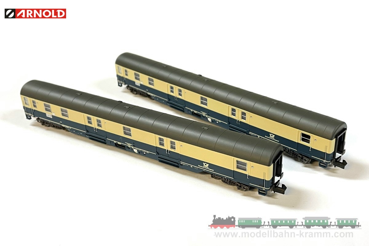 Arnold 4418, EAN 5055286703805: N Set Postwagen Post-mrz 2-teilig DBP