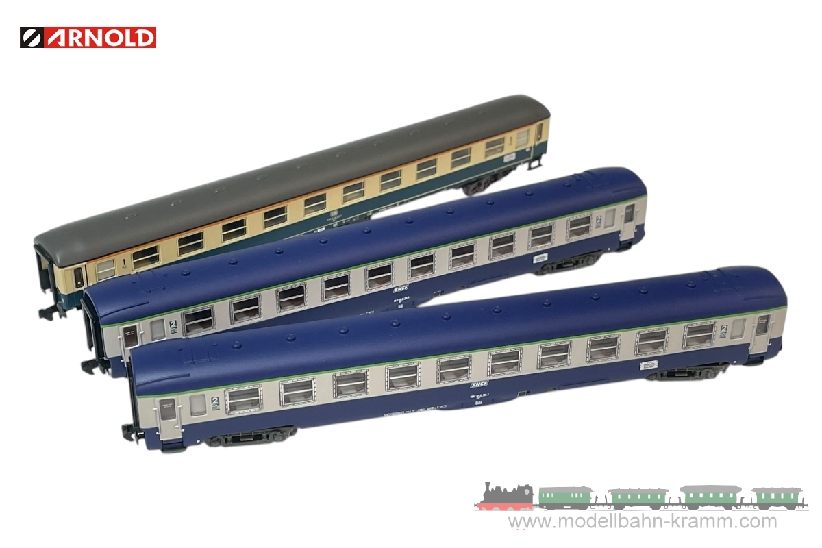 Modellbahn-Kramm: Arnold 4437 N 3 tlg. Reisezugwagen D242 IV