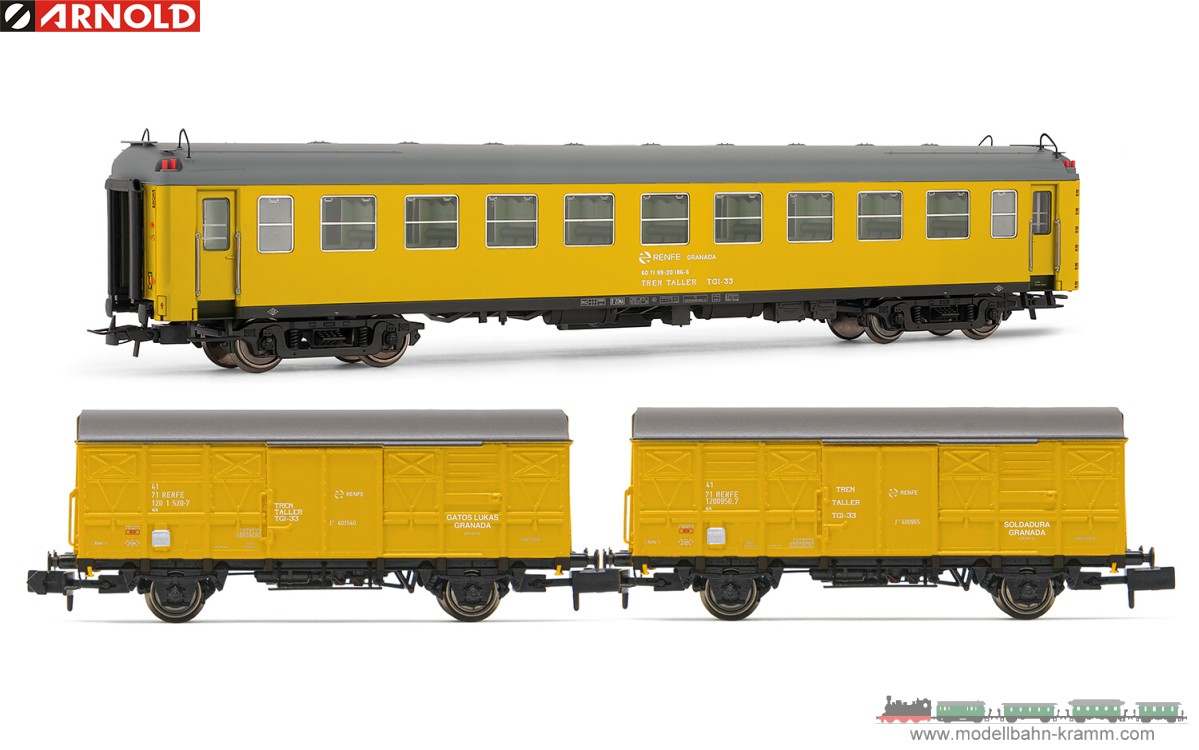 ARNOLD        4456  ged. Güterwagen Typ Gbs 252 "BASF" der DB in OVP; Spur N | Condition: Neu