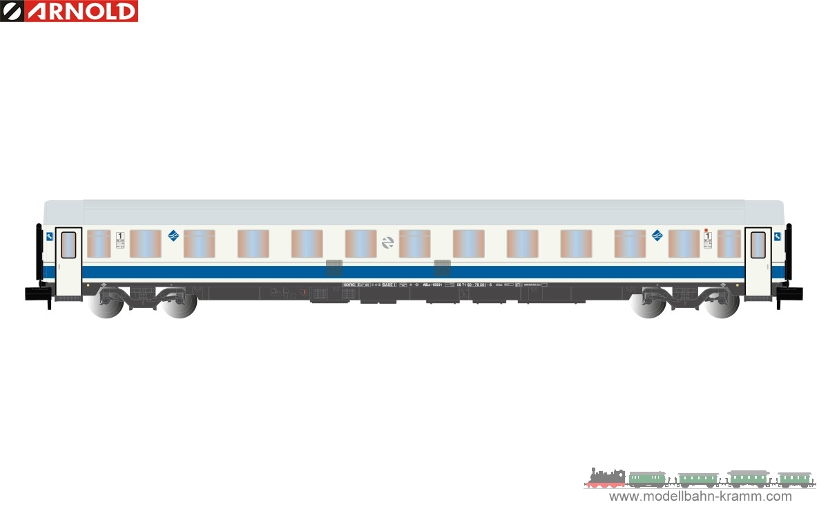 Arnold  4459 Gedeckter Güterwagen Gbrs  braun der RENFE  in OVP; Spur N | Condition: Neu