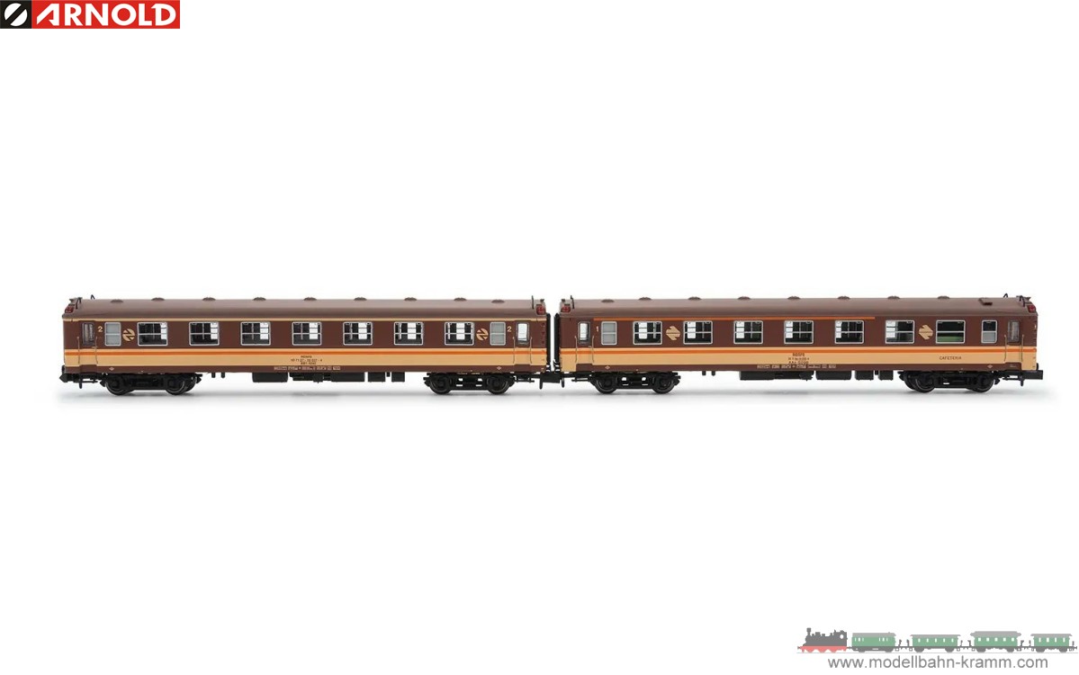 Arnold Drehschemelwagen 4479 mit Holzladung + Bremshaus schwarz Spur N Neuwertig | Condition: Neu