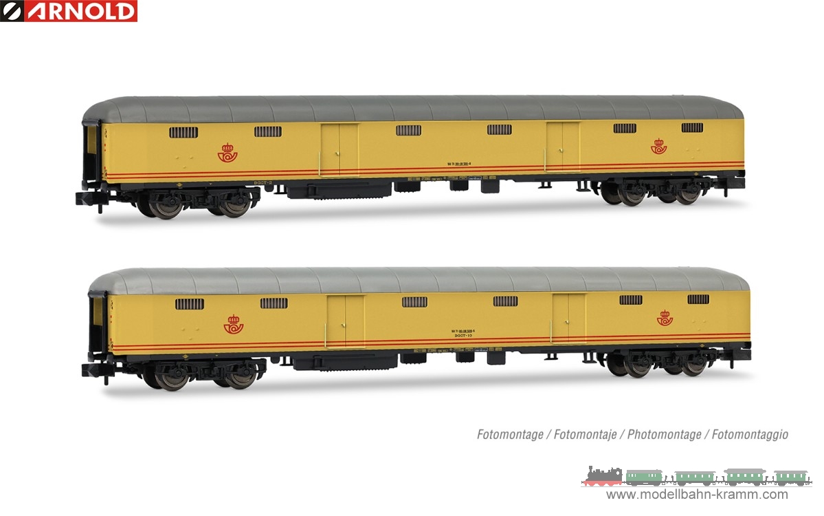 2x Arnold Spur N Güterwagen DB 4506 Eva 4952 500 Jahre Post NEUW+OVP #DV558-0,5 | Condition: Gebraucht