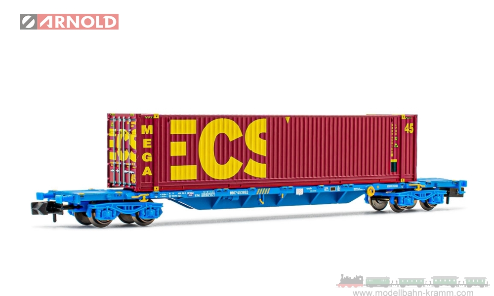 Arnold 6442, EAN 5055286664601: N Containertragwagen RENFE