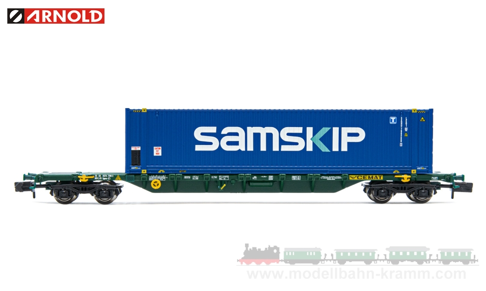 Arnold 6457, EAN 8425420812651: N Containerwagen der CEMAT