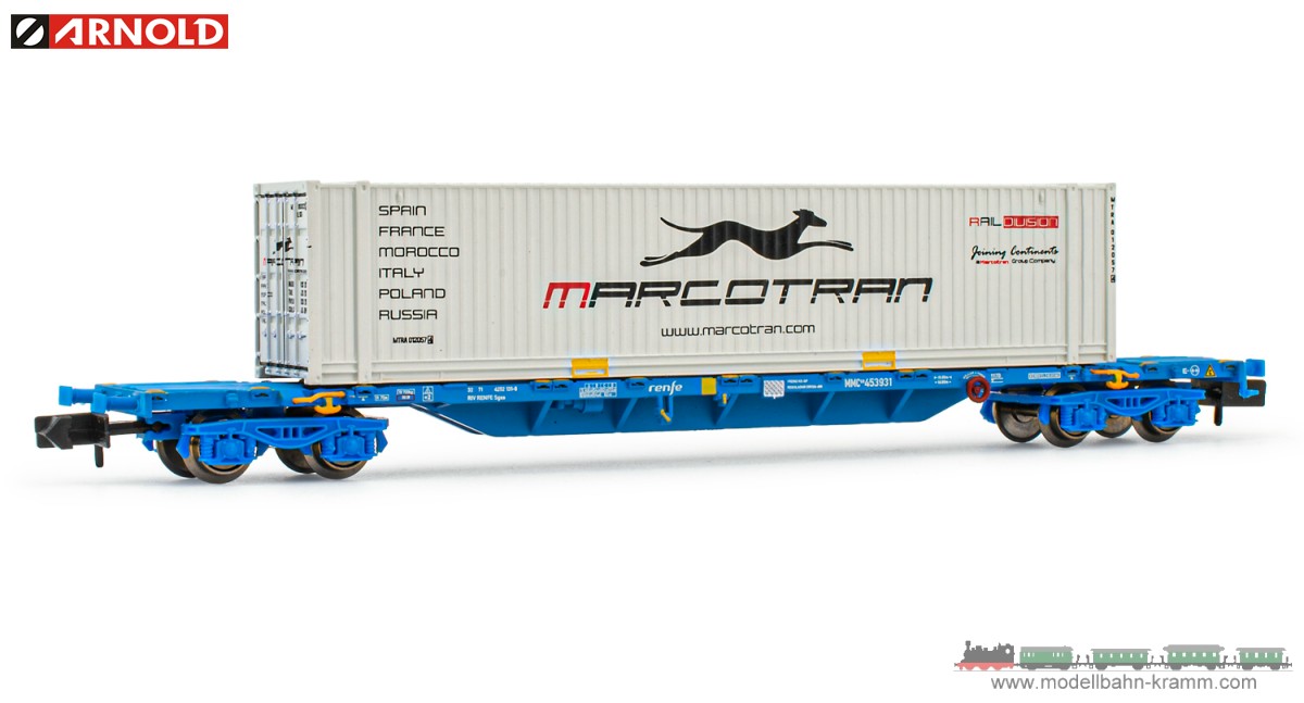 Arnold 6460, EAN 8425420812682: N Containerwagen MMC der RENFE