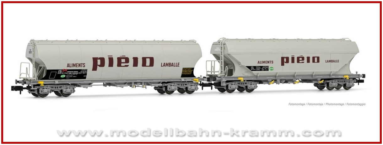 Arnold 6511, EAN 5055286684227: N Set Schwenkdachwagen 2-teilig der SNCF