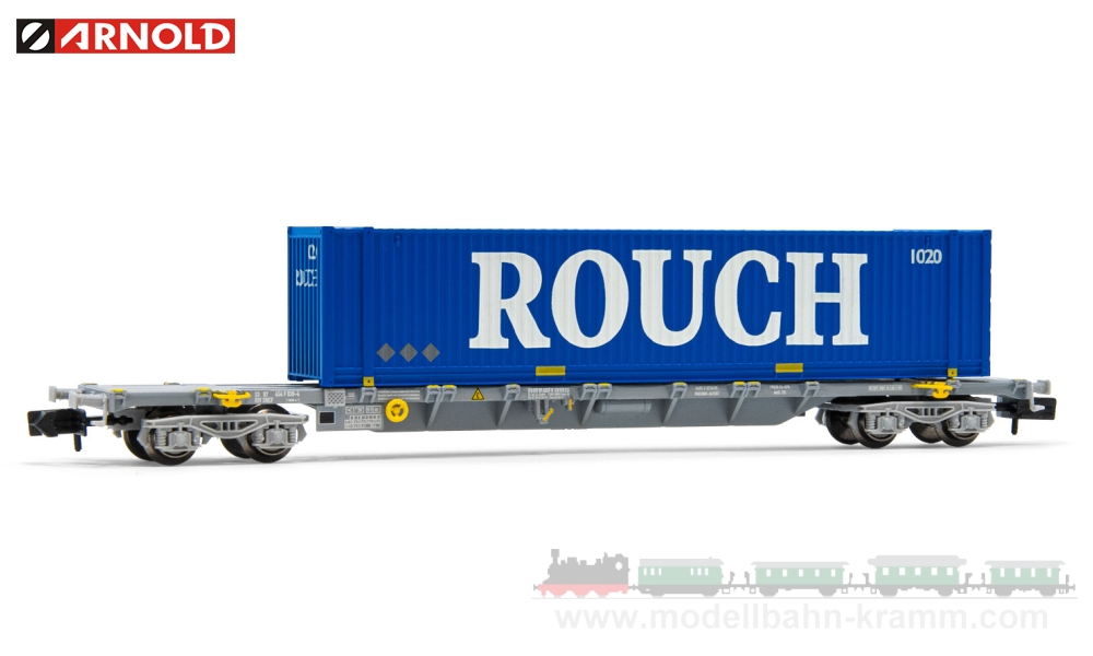 Arnold 6531, EAN 5055286684470: N Containertragwagen der SNCF