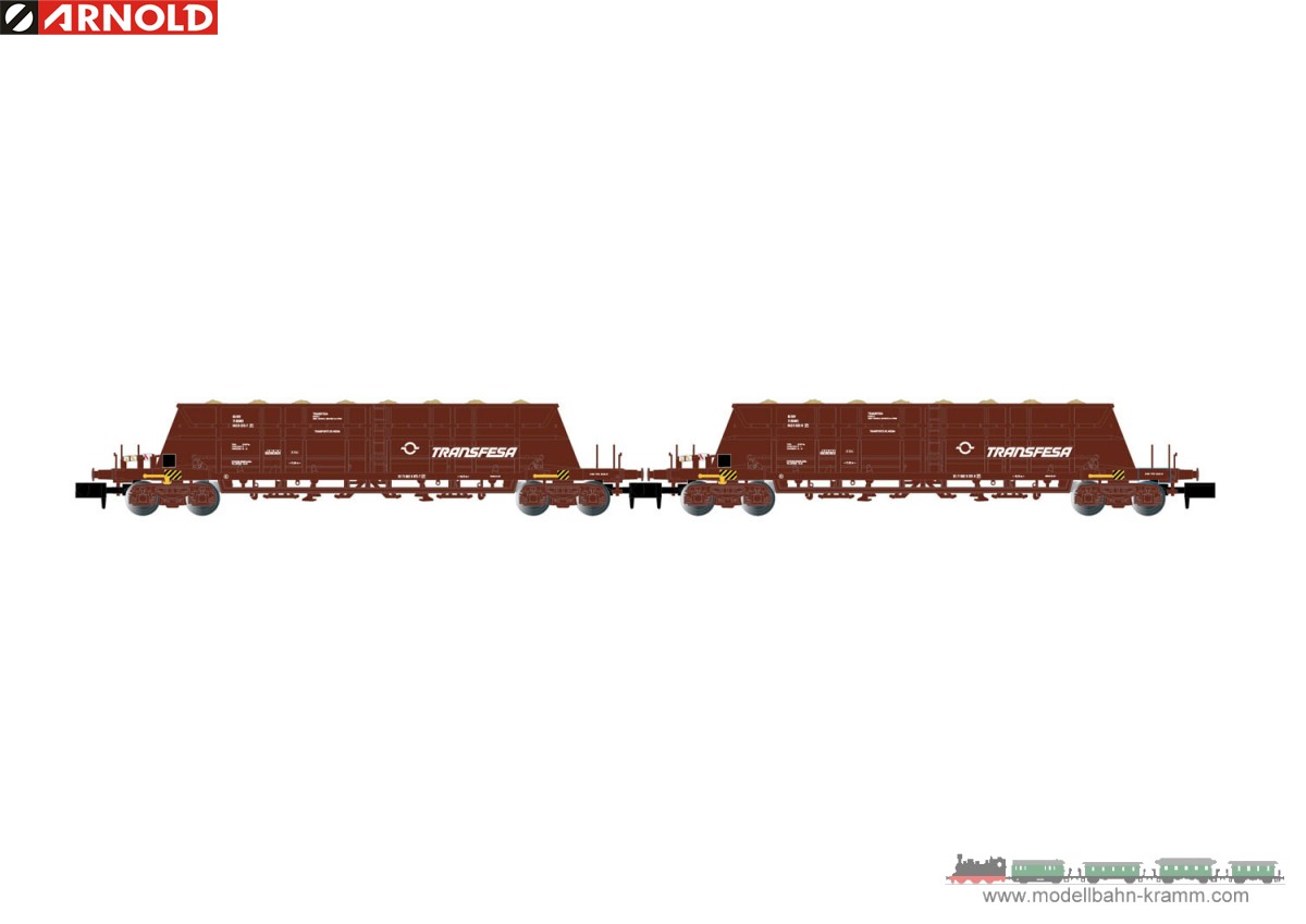 N 2er Set Selbstentladewagen Transfesa RENFE