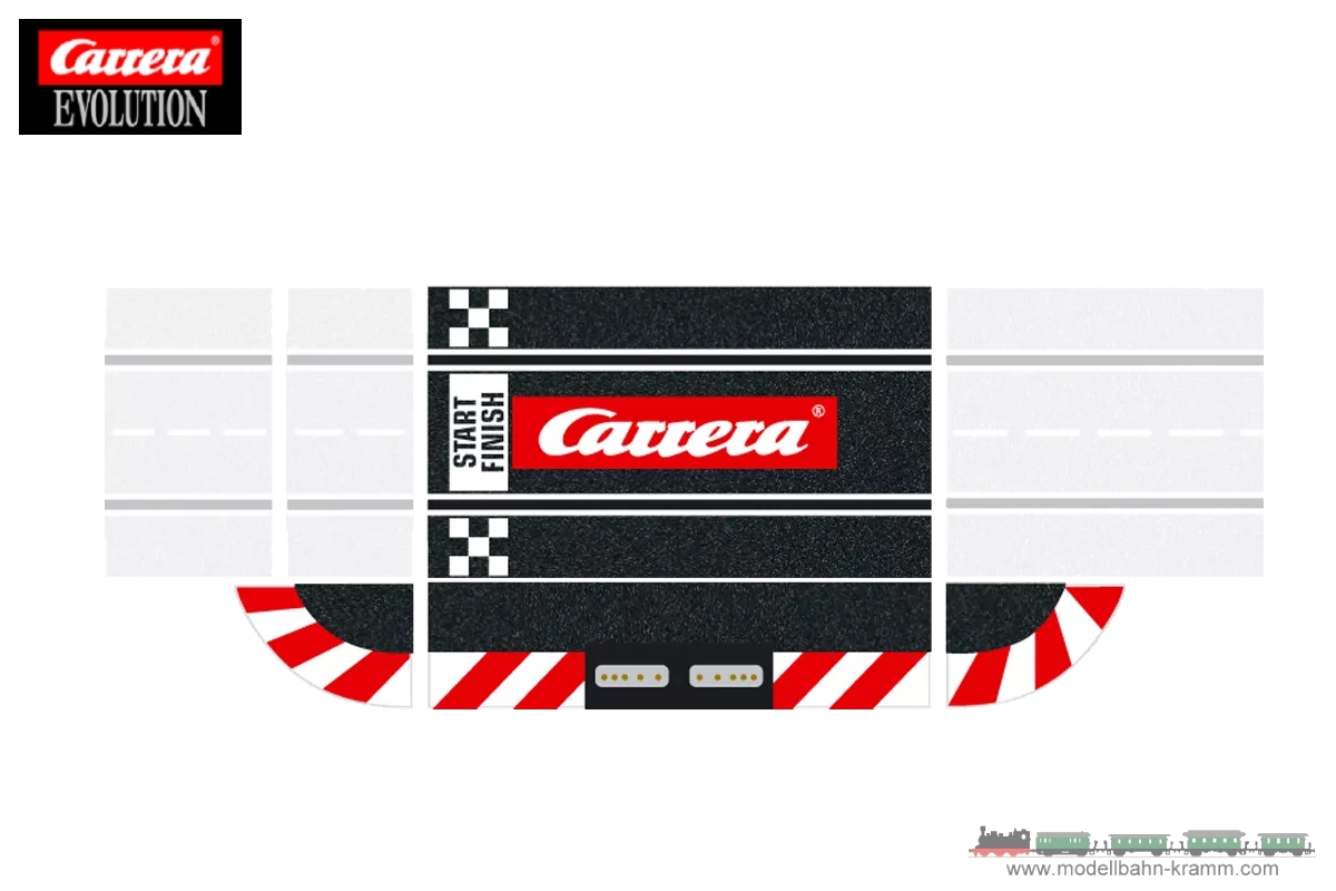 Exclusiv Anschlußgerade Carrera Evolution 