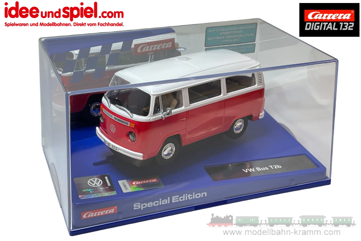 Carrera 31097, EAN 4007486310971: CARRERA DIGITAL 132 VW Bus T2b Bus rot-weiß, Idee + Spiel 2023