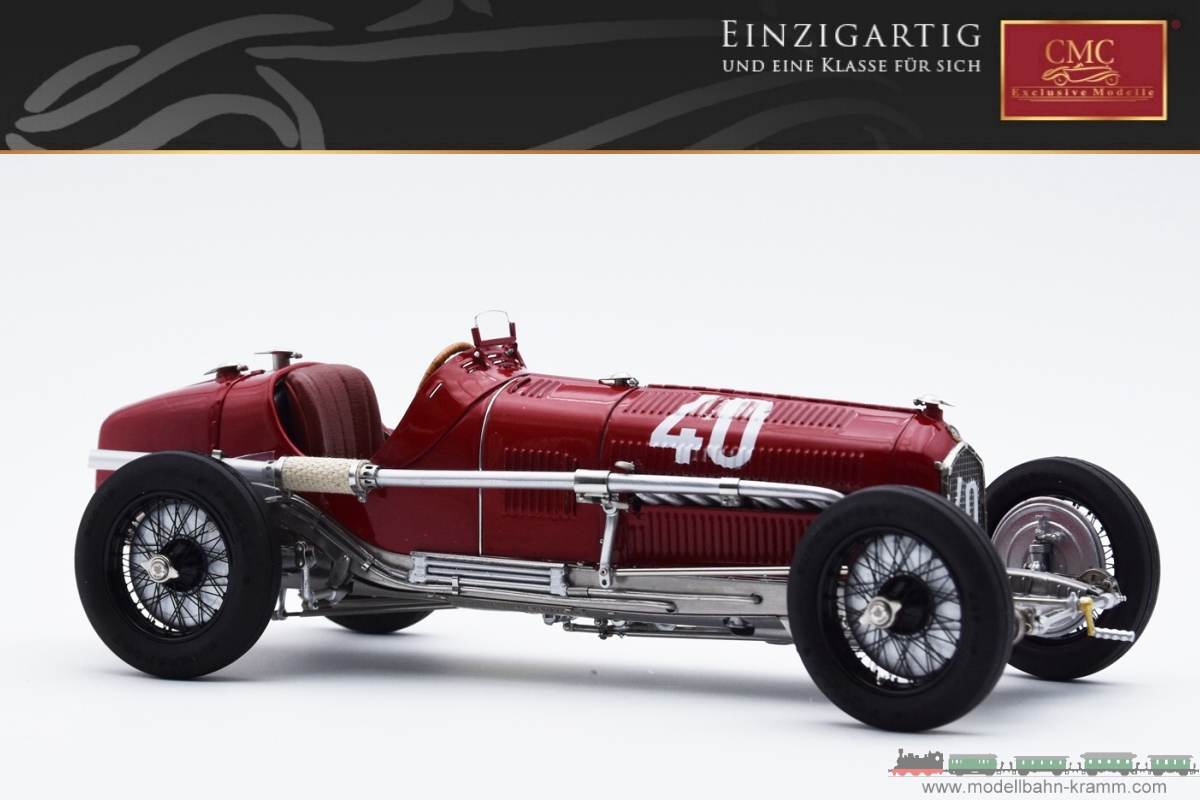 CMC M-228 Alfa Romeo P3 Fagioli, Winner GP Comminges 1933, #40, 1:18. LE 1,000 | UK