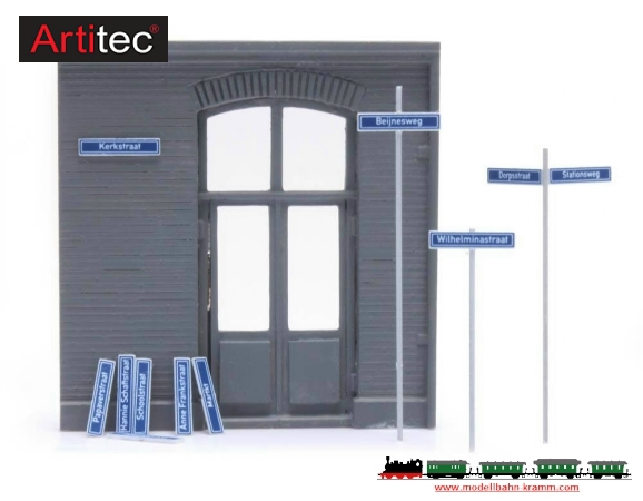 Artitec 10.349, EAN 8719214082840: H0 Niederländische Straßennamenschilder