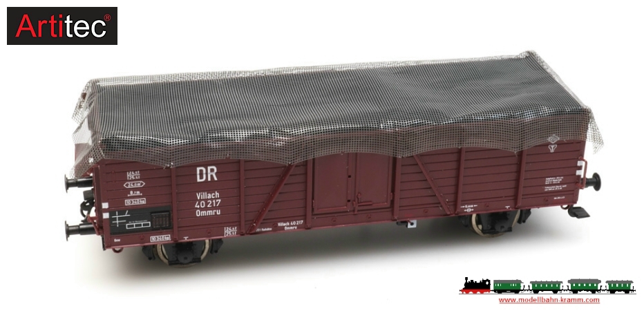 Artitec 10.372, EAN 8719214087098: H0 Abdecknetz für Eisenbahnwaggons