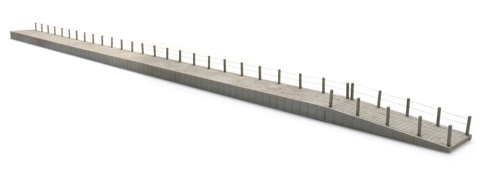 Artitec 10.393, EAN 8720168701770: H0 Modularer Bahnsteig in Epoche III-V Bausatz