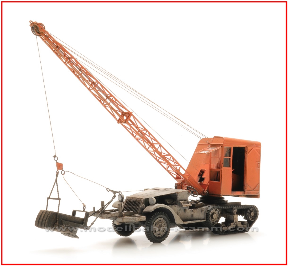 Artitec 316.100, EAN 8720168702517: Half-track with dragline