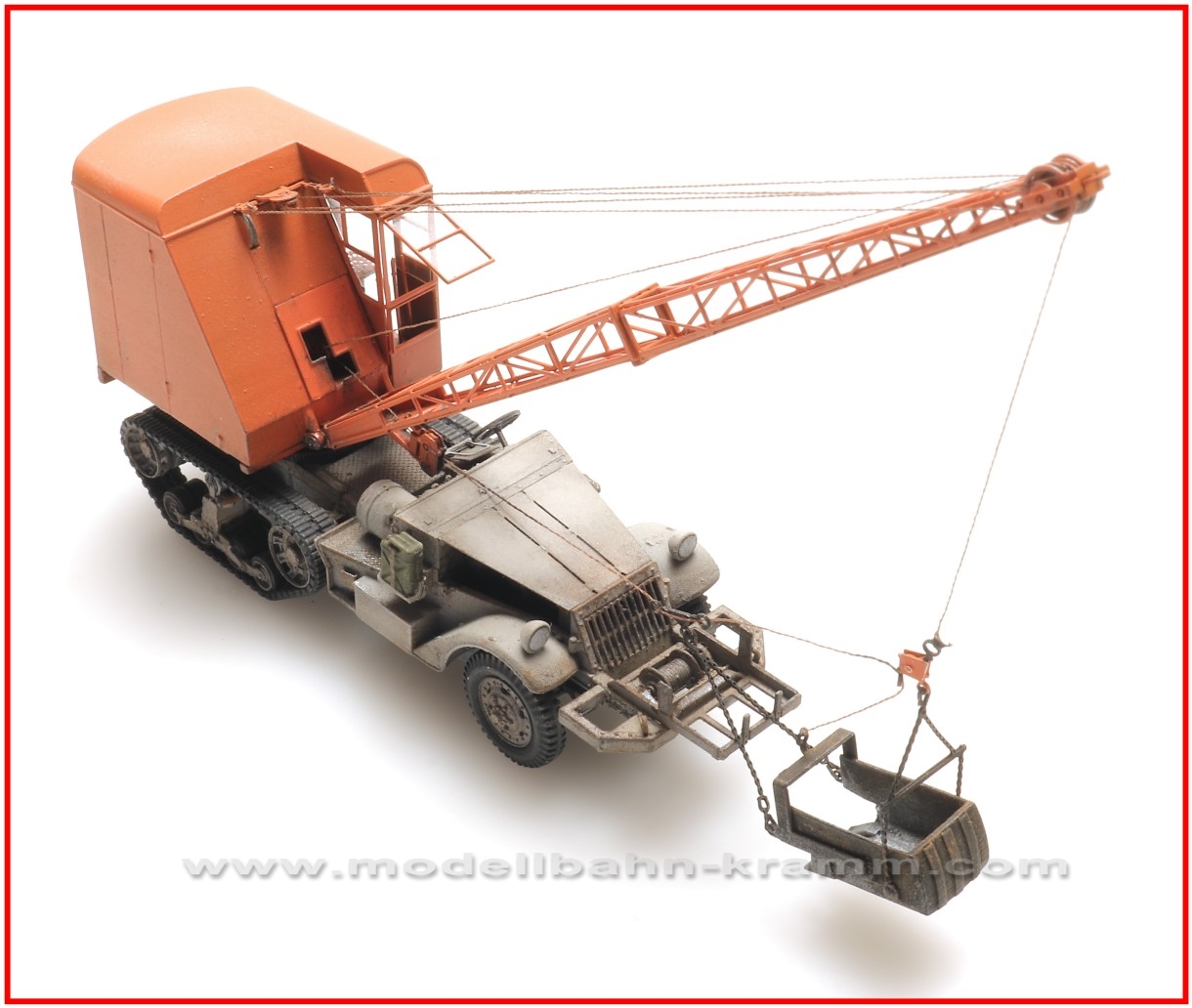 Artitec 316.100, EAN 8720168702517: Half-track with dragline