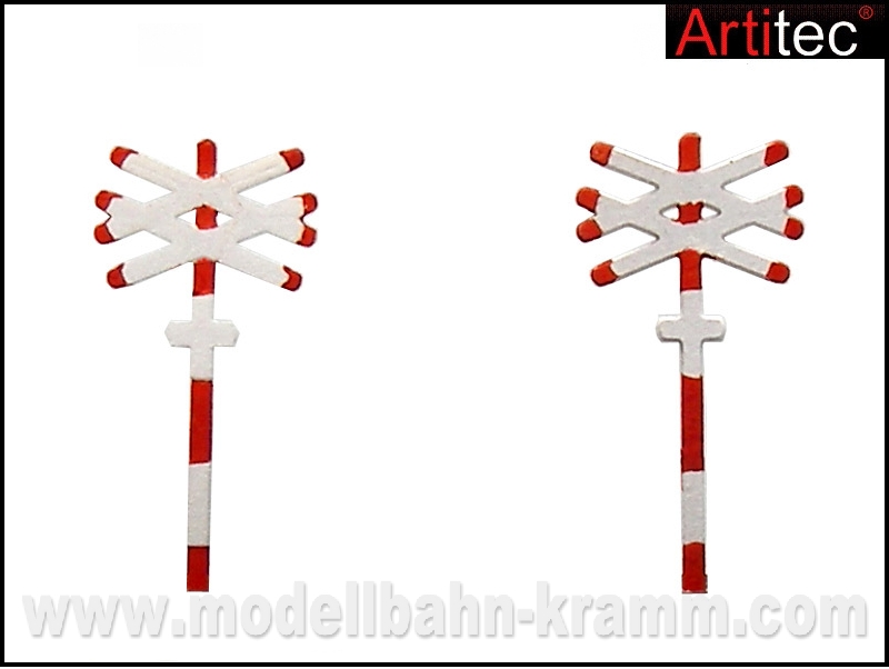 Artitec 316.21, EAN 8718692487130: N Andreaskreuz zweigleisig, 2 Stück, Fertigmodell