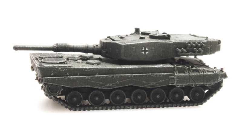 Artitec 322.010, EAN 8719214080709: Z Bundeswehr Leopard II A4 Eisenbahntransport Fertigmodell