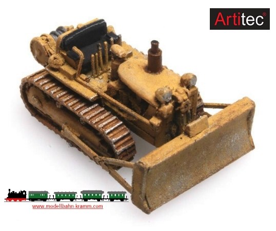 Artitec 322.019, EAN 8719214084110: Z Planierraupe D7 gelb Fertigmodell