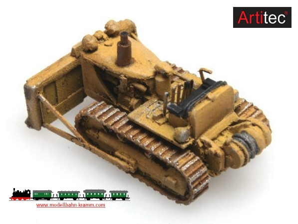 Artitec 322.019, EAN 8719214084110: Z Planierraupe D7 gelb Fertigmodell