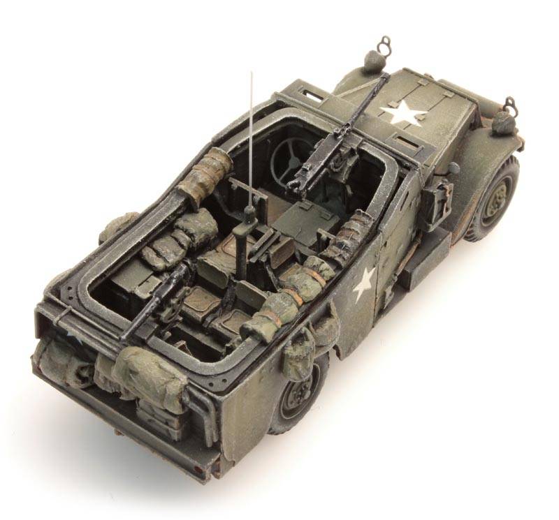 Artitec 387.114, EAN 8718692487444: H0 US Army, British Army M3A1 White scout car/Spähwagen, Fertigmodell