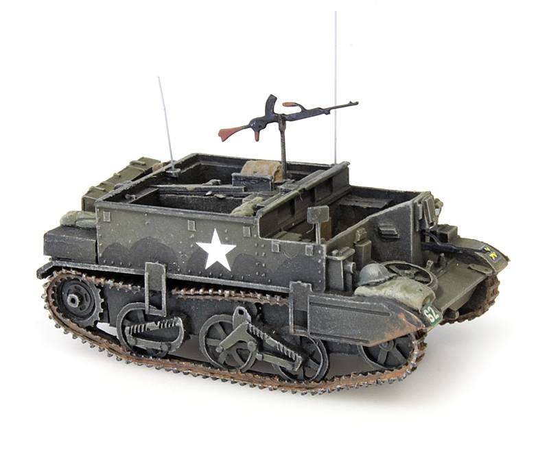 Artitec 387.123, EAN 8718692487536: H0 British Army Universal Carrier/Transporter Fertigmodell