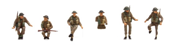 Artitec 387.135, EAN 8718692487673: H0 UK British Army Bren team 6 Figuren Fertigmodell