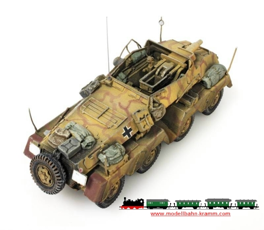 Artitec 387.142, EAN 8718719410028: H0 WM Sd. Kfz. 233 8-Rad 75 mm Kanonne Fertigmodell