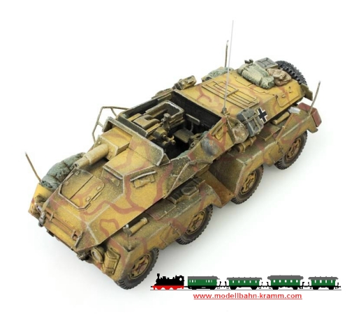 Artitec 387.142, EAN 8718719410028: H0 WM Sd. Kfz. 233 8-Rad 75 mm Kanonne Fertigmodell