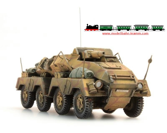 Artitec 387.142, EAN 8718719410028: H0 WM Sd. Kfz. 233 8-Rad 75 mm Kanonne Fertigmodell