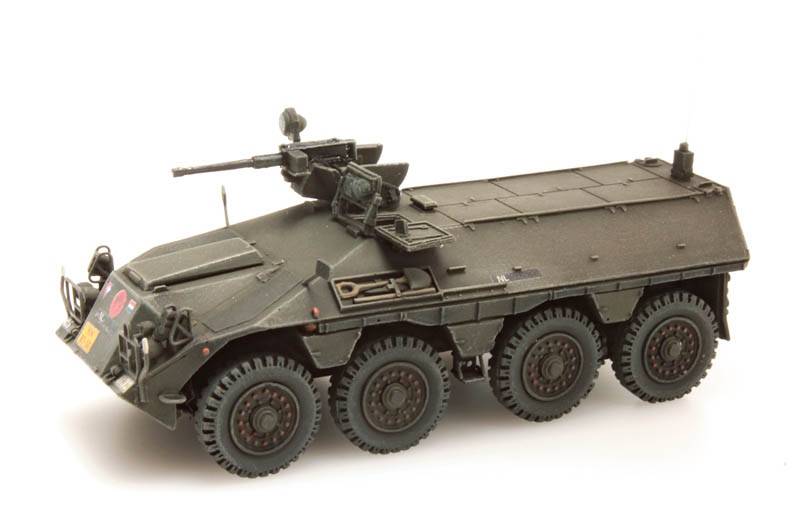 Artitec 387.145, EAN 8718719410219: H0 NL Koninklijke Landmacht DAF YP-408 PWI-GR Infanterie Mannschafstwagen Fertigmodell