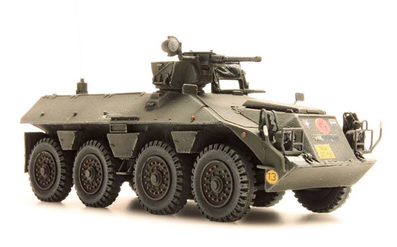 Artitec 387.145, EAN 8718719410219: H0 NL Koninklijke Landmacht DAF YP-408 PWI-GR Infanterie Mannschafstwagen Fertigmodell