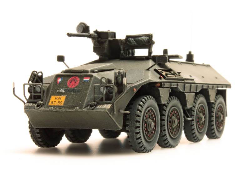 Artitec 387.145, EAN 8718719410219: H0 NL Koninklijke Landmacht DAF YP-408 PWI-GR Infanterie Mannschafstwagen Fertigmodell