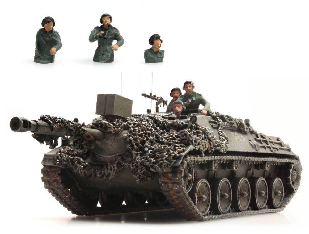 Artitec 387.181, EAN 8718719414705: H0 Bundeswehr Pz-Besatzung im Feldanzug Gelboliv 1960–1990 Fertigmodell