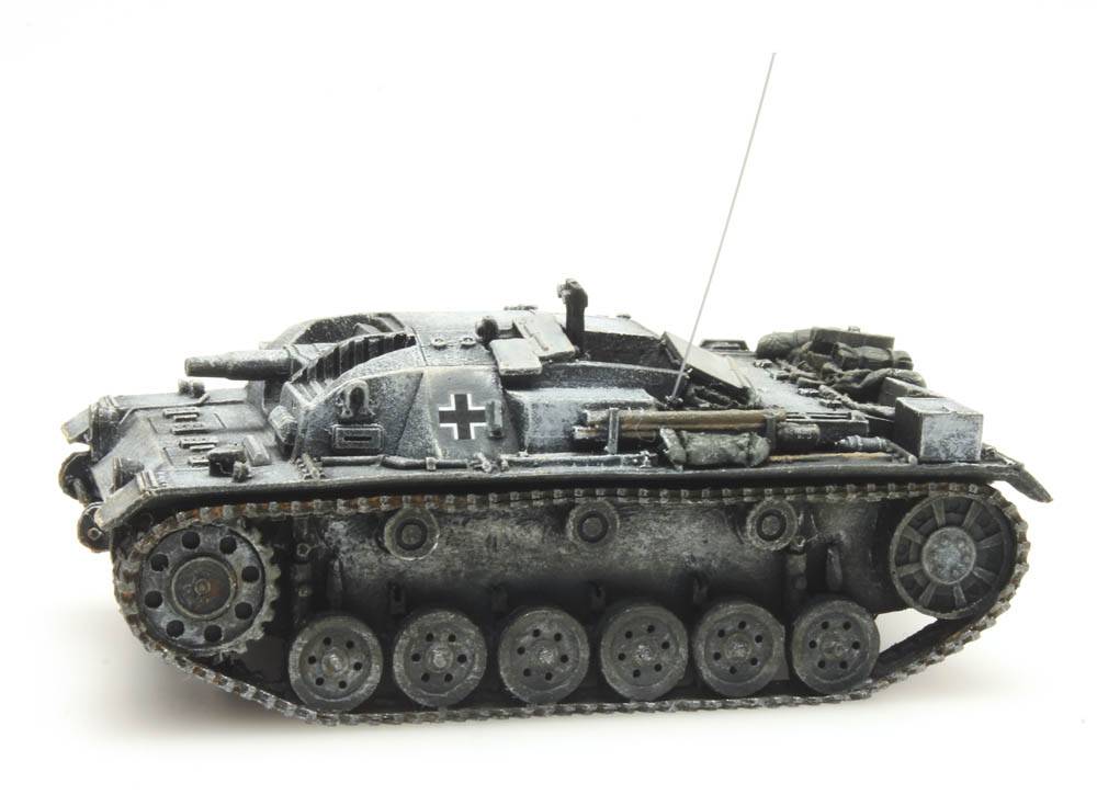 Artitec 387.322, EAN 8719214082468: H0 Wehrmacht Sturmgeschütz III Ausführung A-2 Fertigmodell