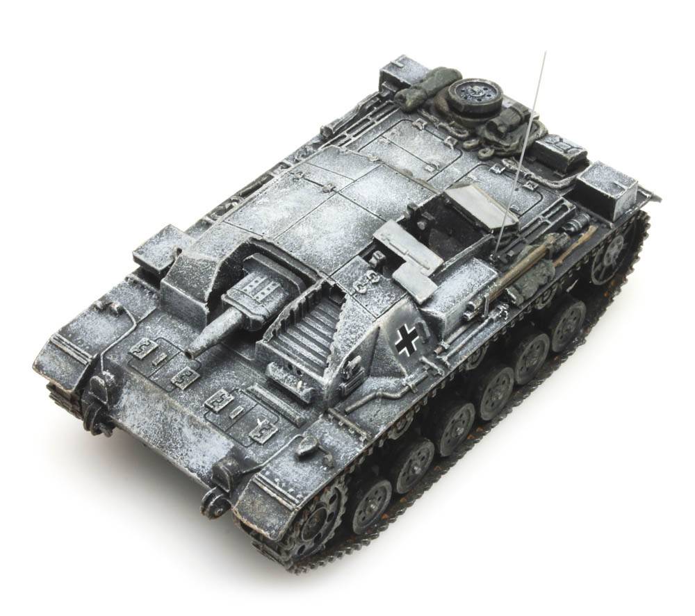 Artitec 387.322, EAN 8719214082468: H0 Wehrmacht Sturmgeschütz III Ausführung A-2 Fertigmodell