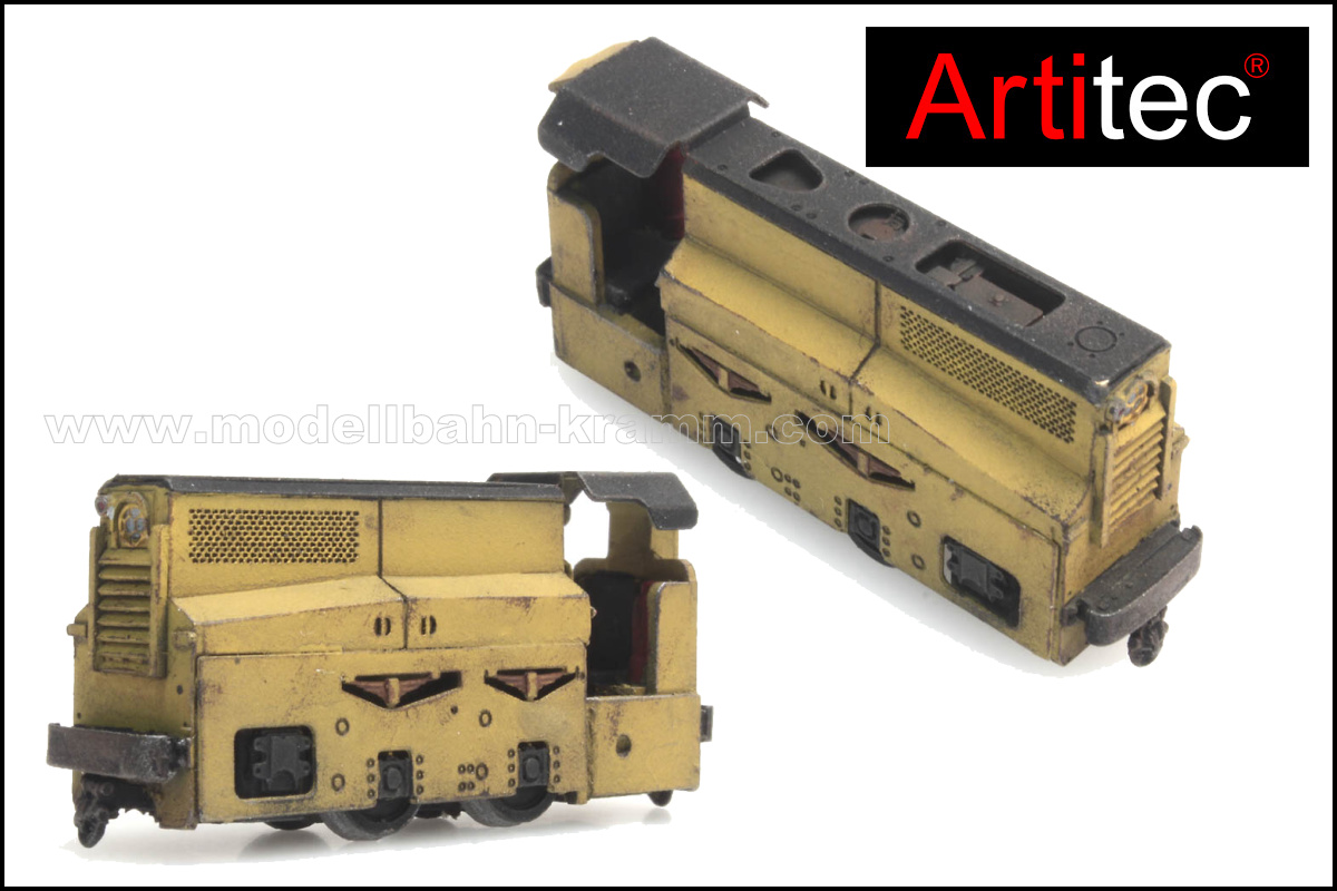 Artitec 387.394, EAN 8719214085230: H0f Grubenbahnlok Deutz GZ30B Standmodell