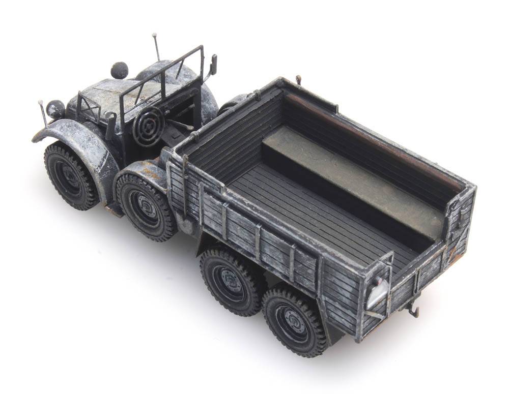 Artitec 387.398, EAN 8719214085292: H0 WWII Deutsche Wehrmacht Krupp-Protze in Wintertarnung Fertigmodell